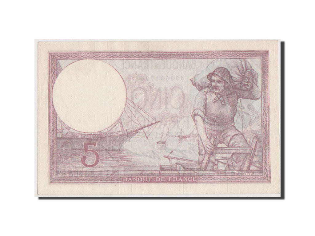Billet, France, 5 Francs, 5 F 1917-1940 ''Violet'', 1933, SPL+, Fayette:3.17