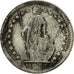 Coin, Switzerland, 1/2 Franc, 1965, Bern, EF(40-45), Silver, KM:23