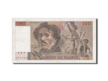 Billete, Francia, 100 Francs, 100 F 1978-1995 ''Delacroix'', 1993, MBC
