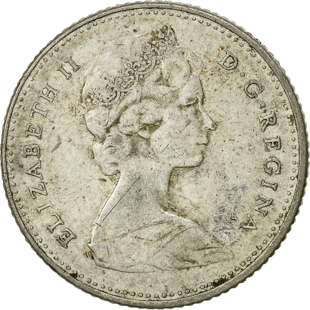 Coin, Canada, Elizabeth II, 10 Cents, 1967, Royal Canadian Mint, Ottawa