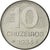Monnaie, Brésil, 10 Cruzeiros, 1984, SUP, Stainless Steel, KM:592.1