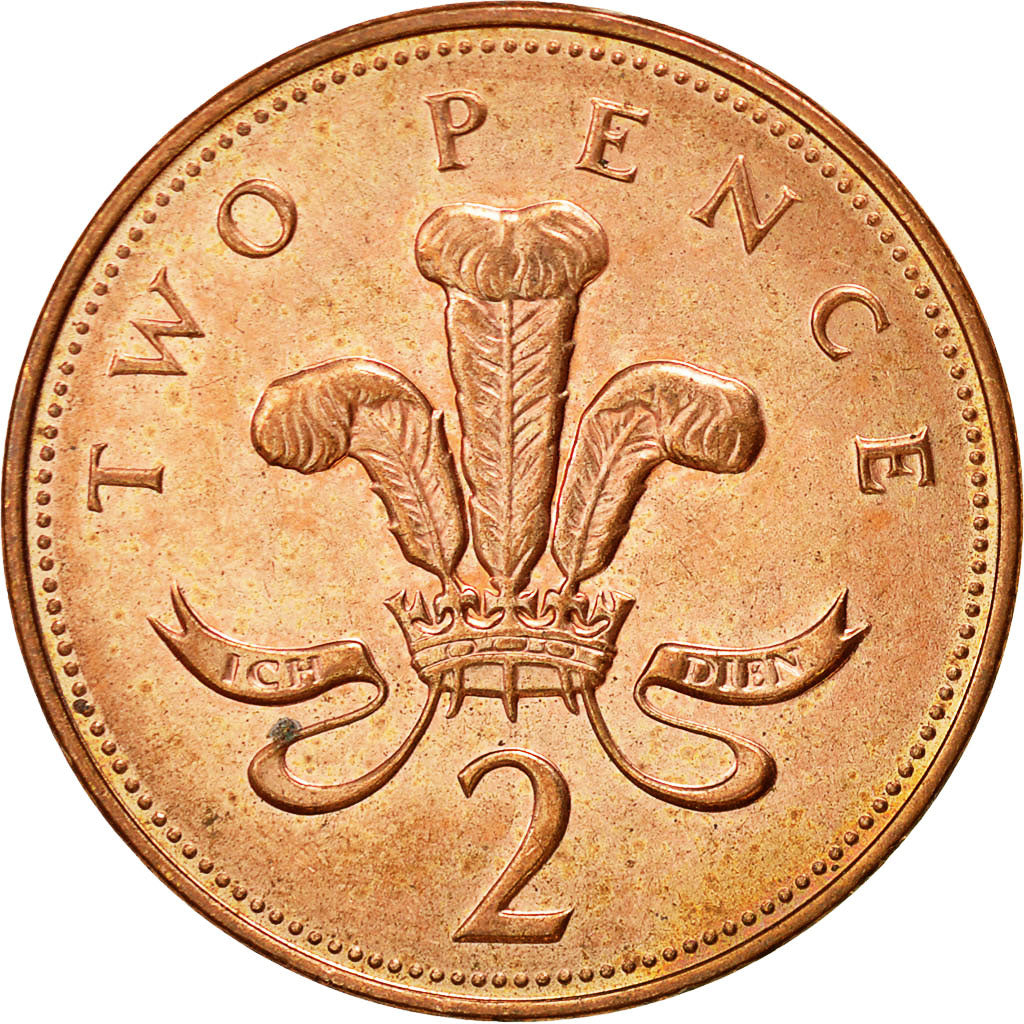 Moneda, Gran Bretaña, Elizabeth II, 2 Pence, 1999, British Royal Mint, EBC