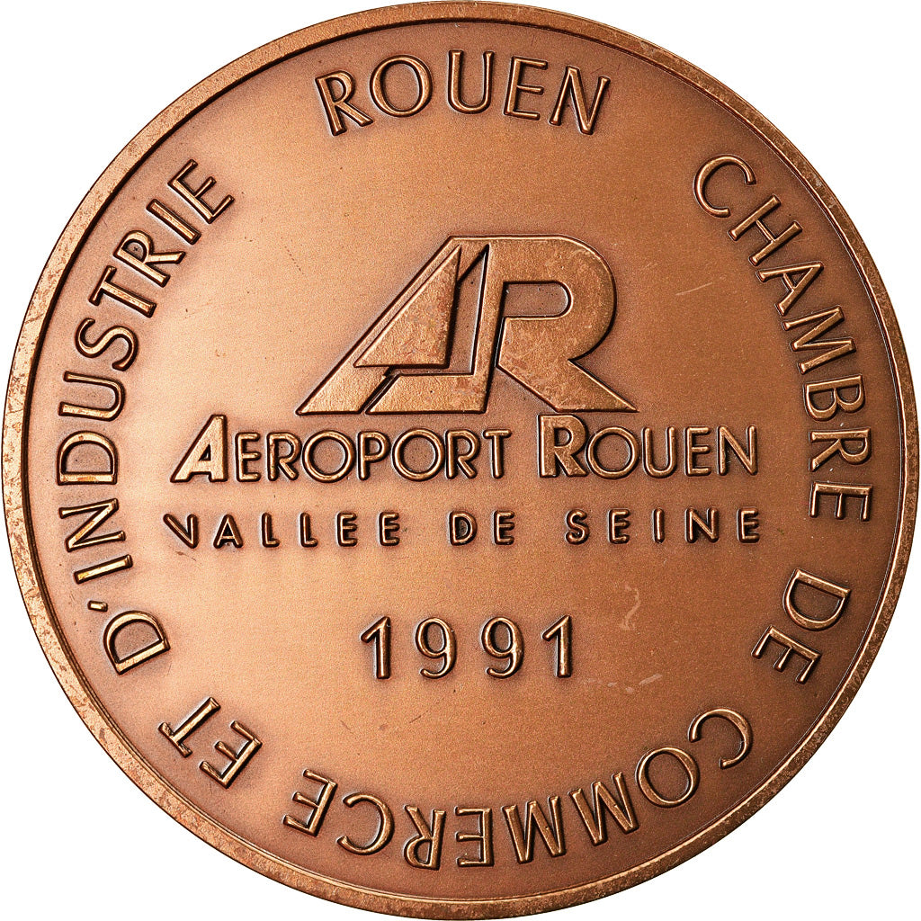 France, Jeton, Aéroport de Rouen, Vallée de Seine, Business & industry, 1991