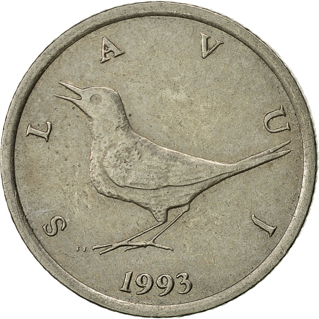 Münze, Kroatien, Kuna, 1993, SS, Copper-Nickel-Zinc, KM:9.1