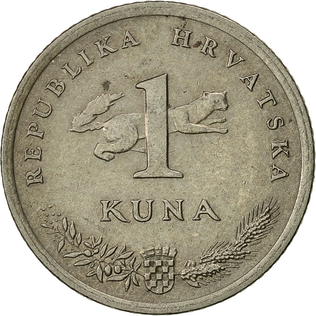 Münze, Kroatien, Kuna, 1993, SS, Copper-Nickel-Zinc, KM:9.1