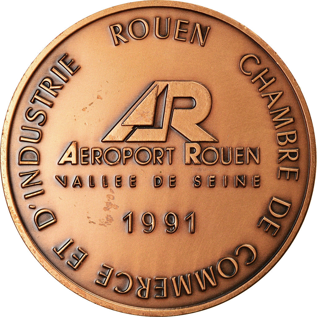 France, Token, Aéroport de Rouen, Vallée de Seine, Business & industry, 1991