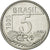 Coin, Brazil, 5 Cruzeiros Reais, 1993, AU(55-58), Stainless Steel, KM:627