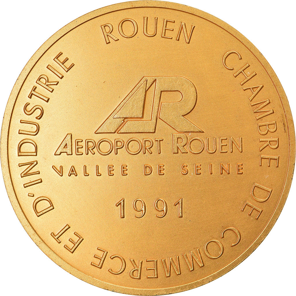 France, Token, Aéroport de Rouen, Vallée de Seine, Business & industry, 1991