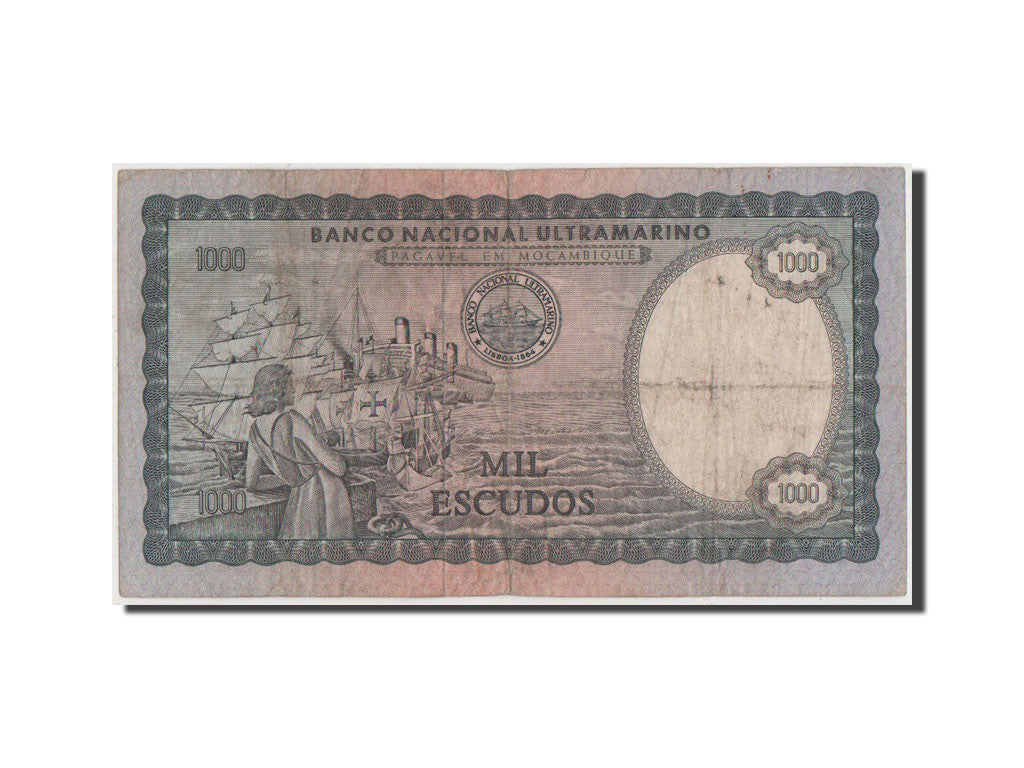 Banknot, Mozambik, 1000 Escudos, 1972, VF(20-25)