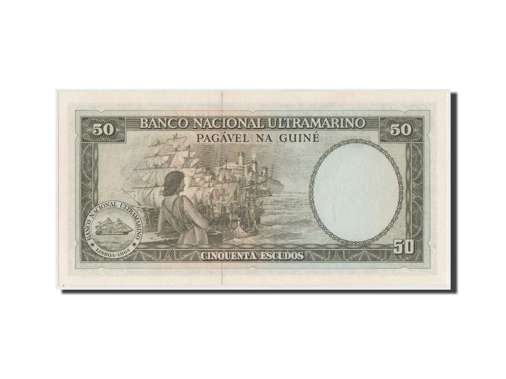 Banknote, Portuguese Guinea, 50 Escudos, 1971, UNC(65-70)