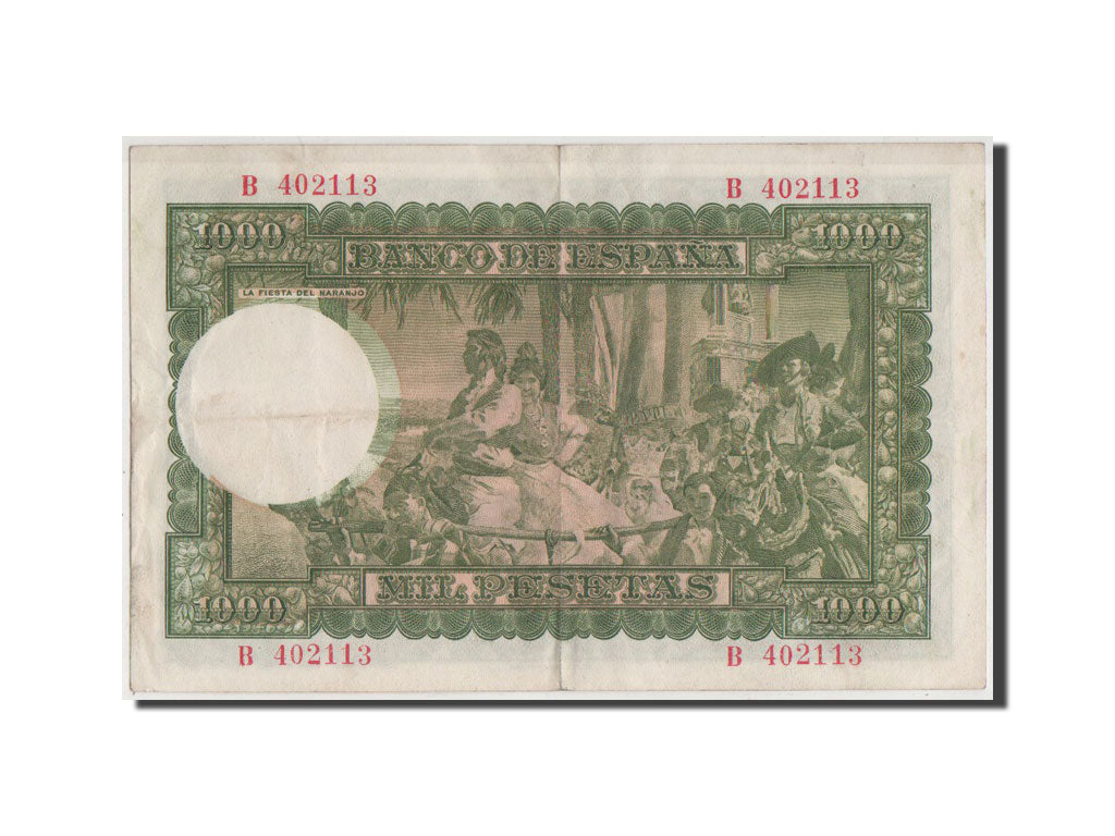 Billete, 1000 Pesetas, 1951, España, MBC