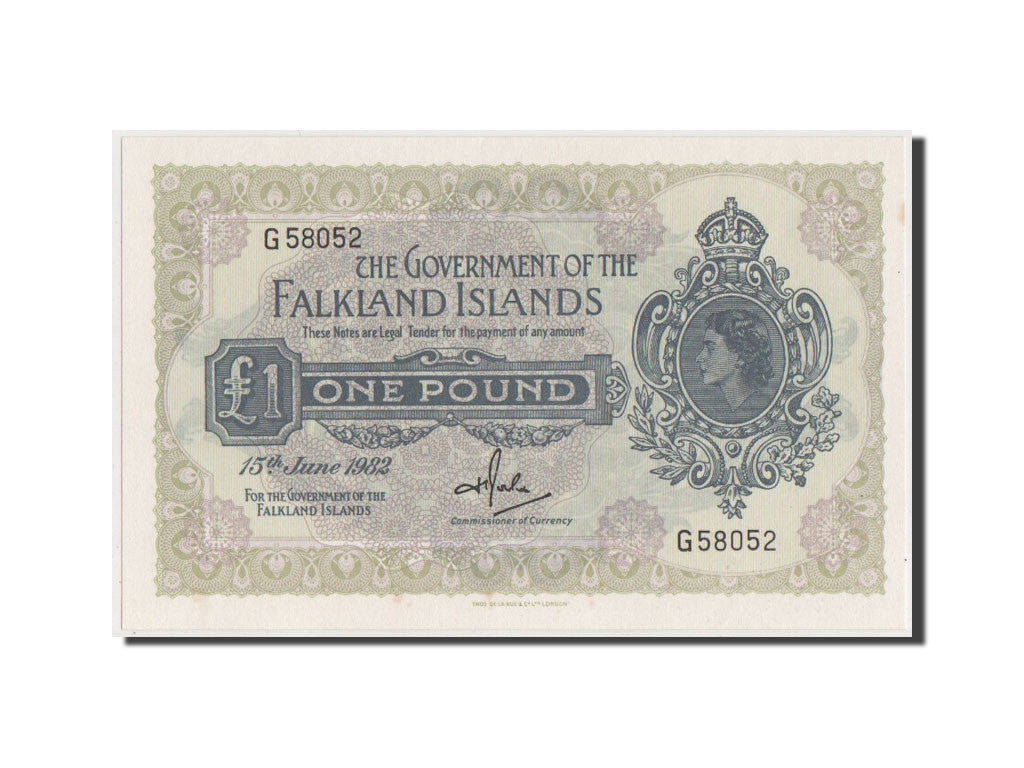 Billete, 1 Pound, 1982, Islas Malvinas, UNC