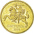 Moneda, Lituania, 10 Centu, 2008, MBC+, Níquel - latón, KM:106
