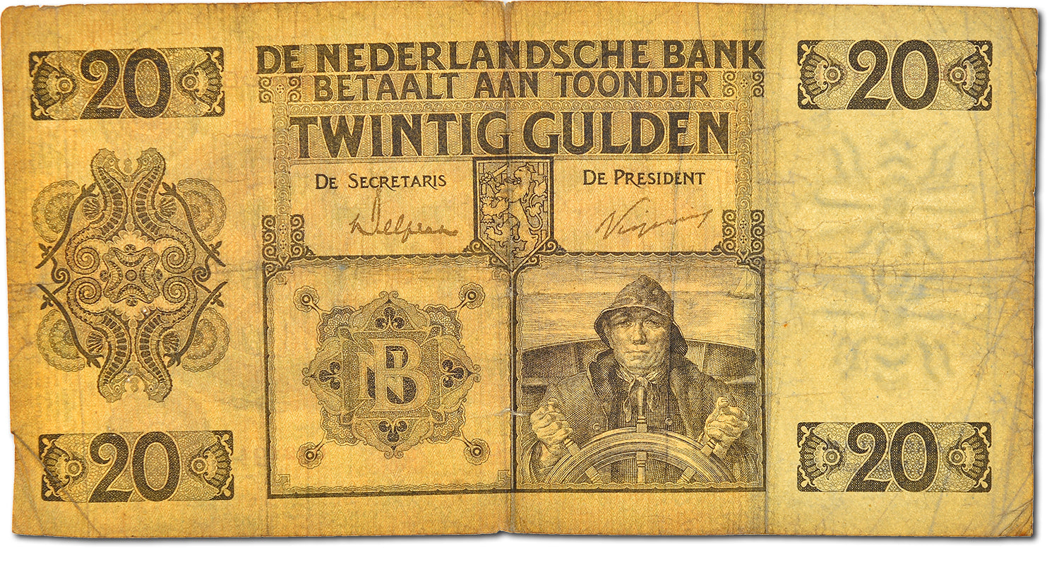 Billete, 20 Gulden, 1926, Países Bajos, BC