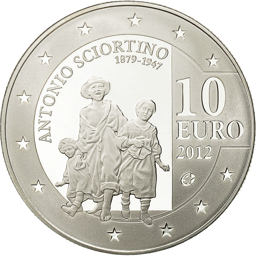 Malte, 10 Euro, 2012, FDC, Argent
