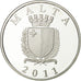 Malta, 10 Euro, 2011, STGL, Silber, KM:142