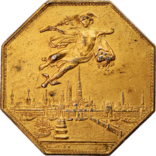 France, Token, Chambre de Commerce de Rouen, 1802, Lecomte, EF(40-45), Vermeil