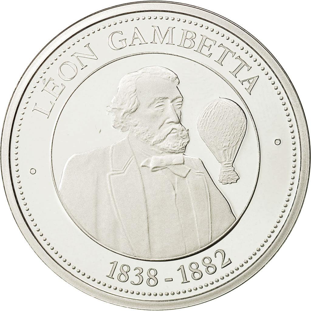 Frankreich, Medal, Léon Gambetta, STGL, Silber