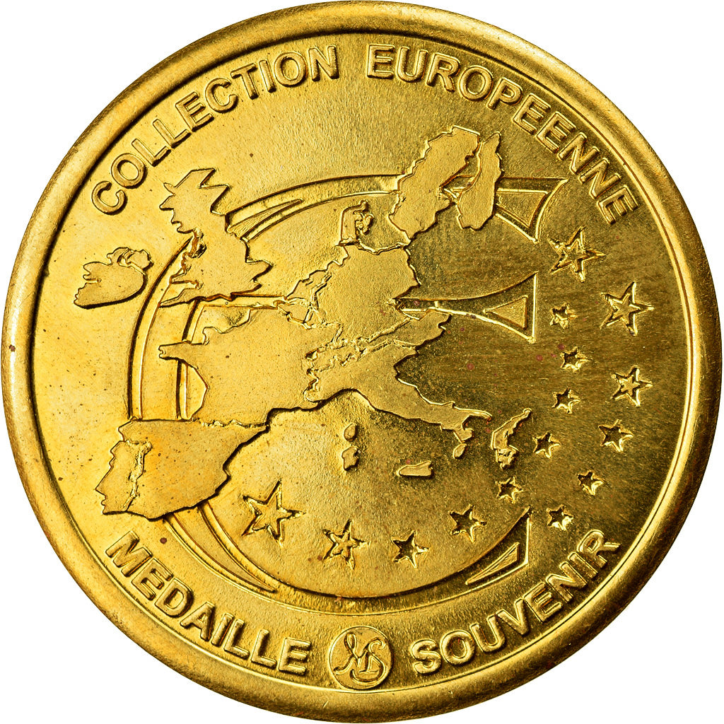 France, Medal, La Cité Sous-Terraine de Naours, Collection Européenne, MS(63)