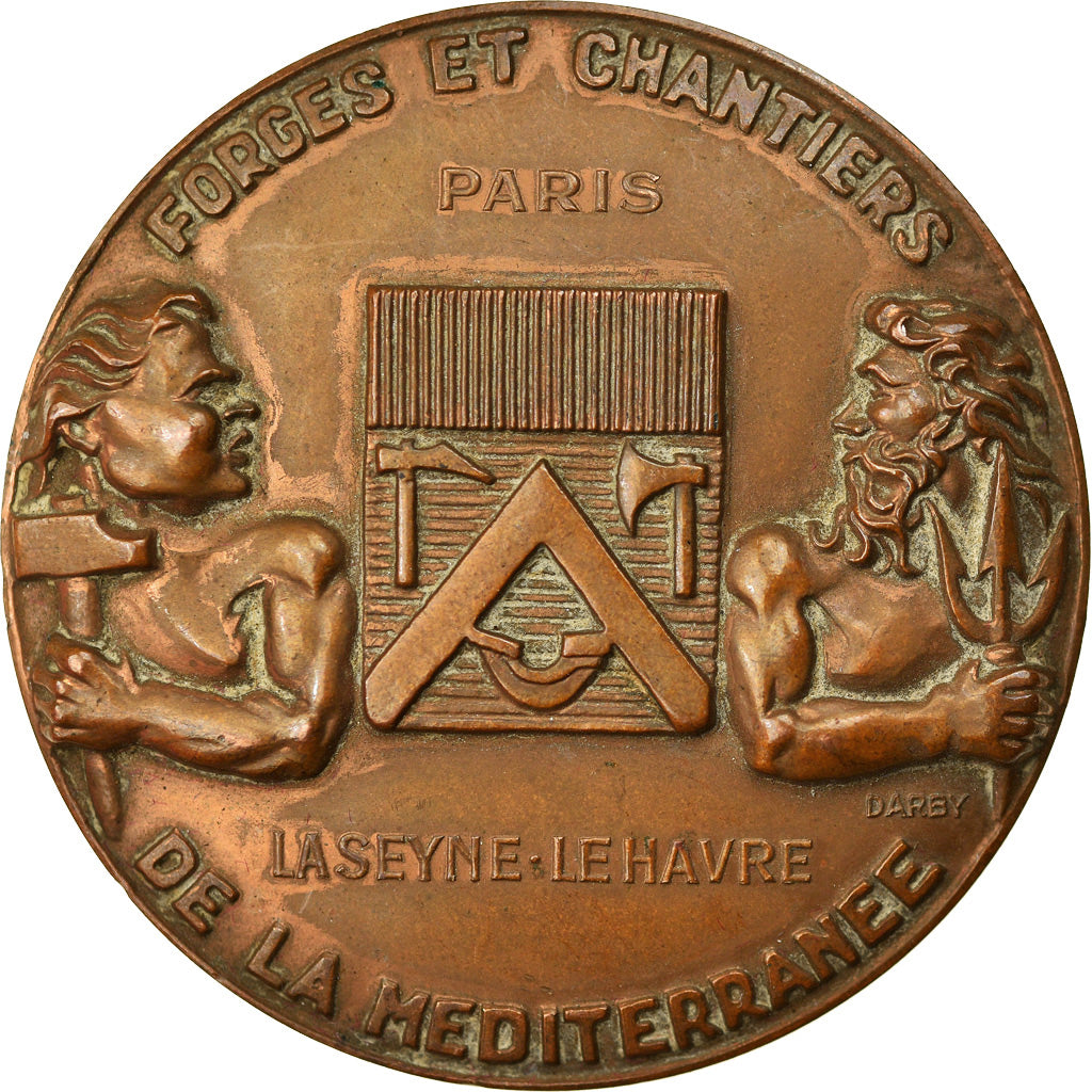 France, Médaille, Forges et Chantiers de la Méditerranée, La Seyne-Le Havre