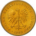 Pologne, 10 Zlotych, 1989, Warsaw, SUP, Laiton, KM:152.2