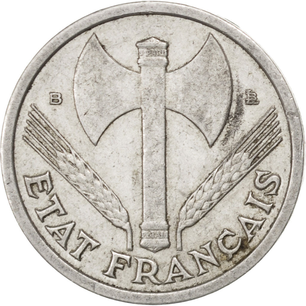 France, 1 Franc, Bazor, 1944, Beaumont-Le-Roger, Aluminium, TTB, Gadoury:471