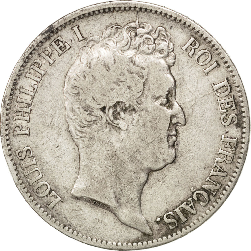 Münze, Frankreich, Louis-Philippe, 5 Francs, 1831, Rouen, S, Silber, KM:735.2