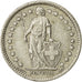 Switzerland, 1/2 Franc, 1962, Bern, EF(40-45), Silver, KM:23