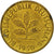 GERMANY - FEDERAL REPUBLIC, 5 Pfennig, 1950, Hambourg, EF(40-45), Brass Clad