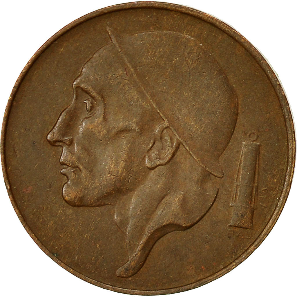 Belgio, 50 Centimes, 1953, MB+, Bronzo, KM:144