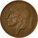Belgio, 50 Centimes, 1953, MB+, Bronzo, KM:144