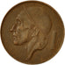 Belgien, 50 Centimes, 1953, S+, Bronze, KM:144