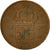 Bélgica, 50 Centimes, 1953, BC+, Bronce, KM:144