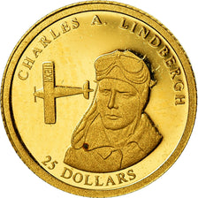 Liberia, 25 Dollars, Charles A Lindbergh, 2001, FDC, Or