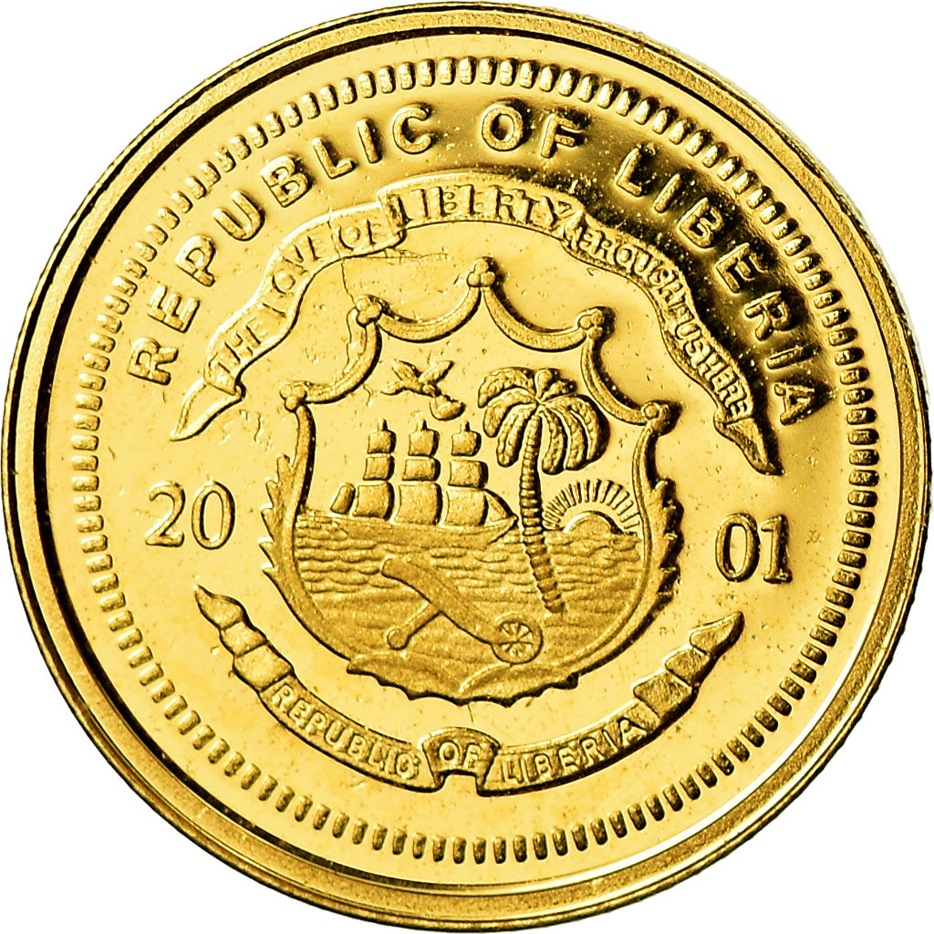 Liberia, 25 Dollars, Charles A Lindbergh, 2001, FDC, Or