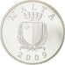 Malta, 10 Euro, La Castellania, 2009, FDC, Argento, KM:133