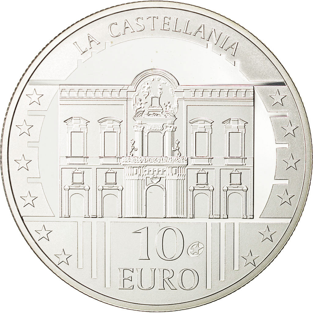 Malta, 10 Euro, La Castellania, 2009, FDC, Argento, KM:133