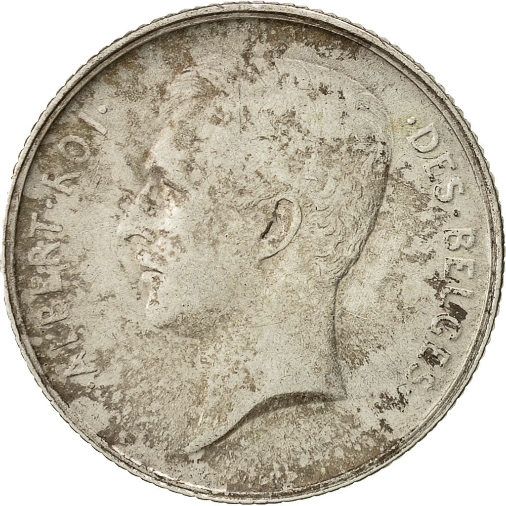 moneta, Belgio, Franc, 1910, BB, Argento, KM:72