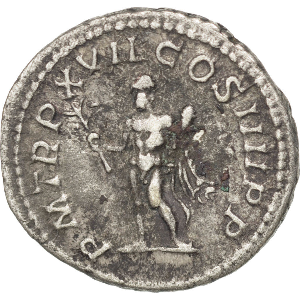 Coin, Caracalla, Denarius, AU(50-53), Silver, Cohen:196