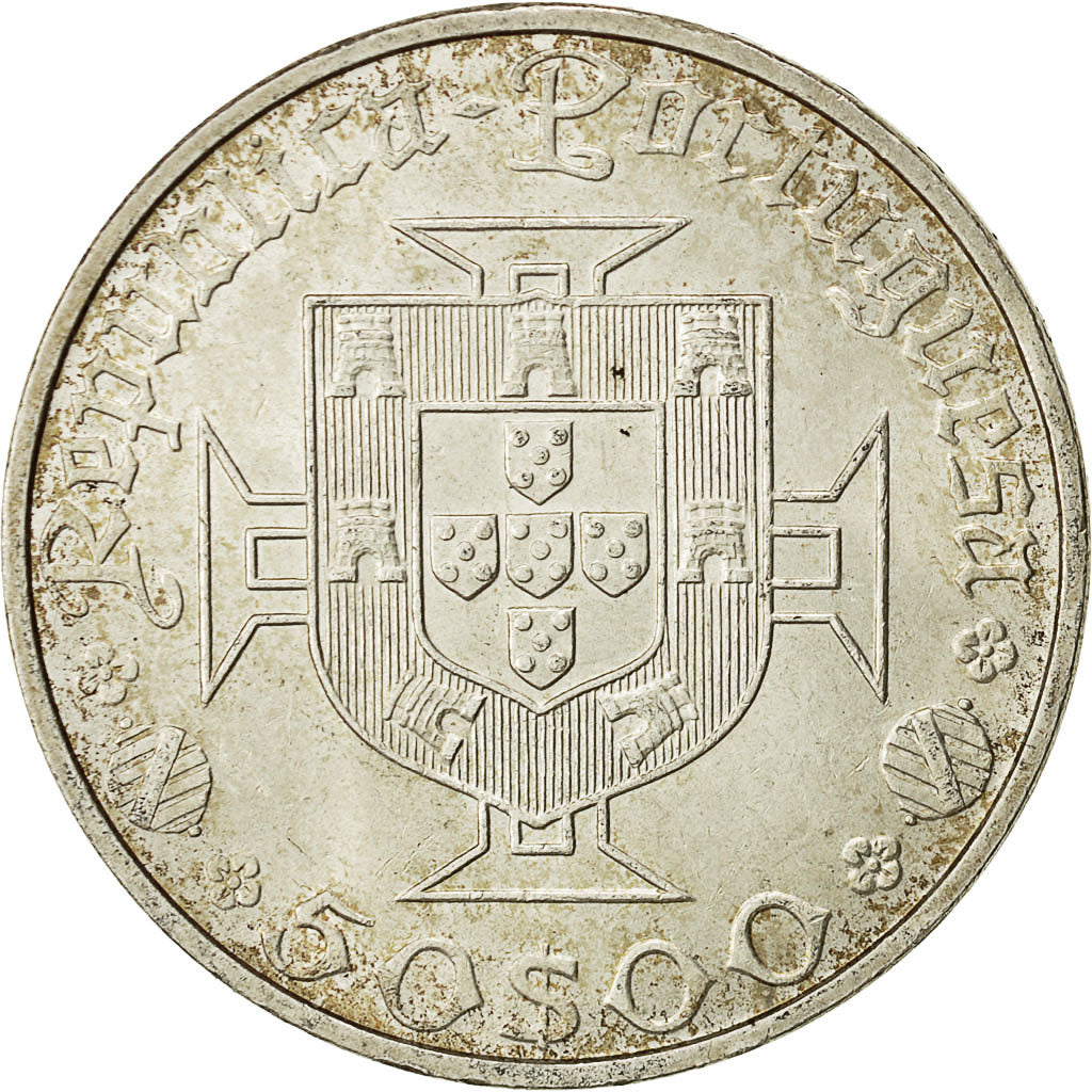 Coin, Portugal, 50 Escudos, 1969, EF(40-45), Silver, KM:598
