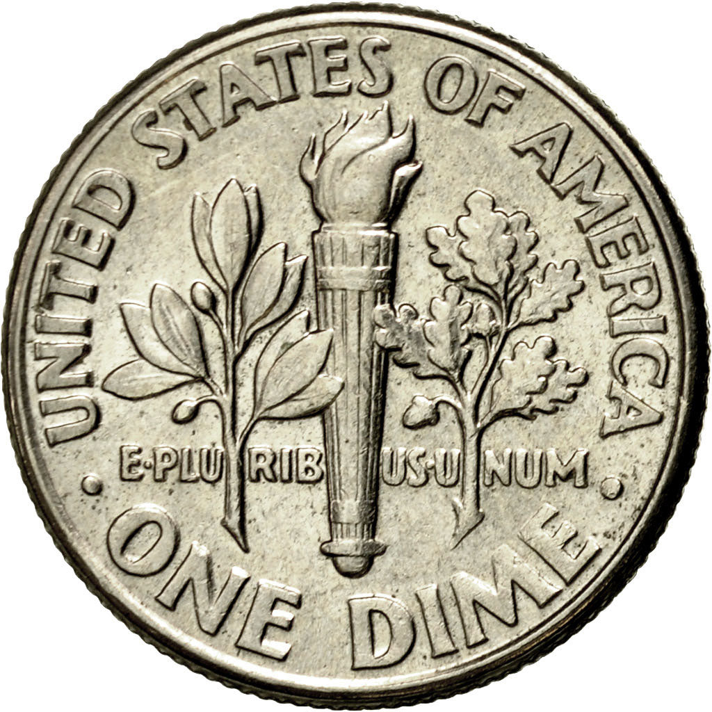 Coin, United States, Roosevelt Dime, Dime, 1988, U.S. Mint, Denver, MS(60-62)