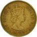 Moneta, Hong Kong, Elizabeth II, 10 Cents, 1965, EF(40-45), Mosiądz niklowy