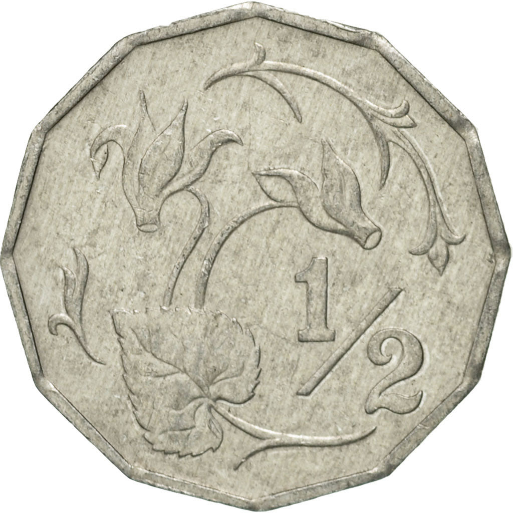 Moneta, Cypr, Half Cent, 1983, EF(40-45), Aluminium, KM:52