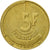 Moneda, Bélgica, 5 Francs, 5 Frank, 1986, MBC, Brass Or Aluminum-Bronze, KM:163