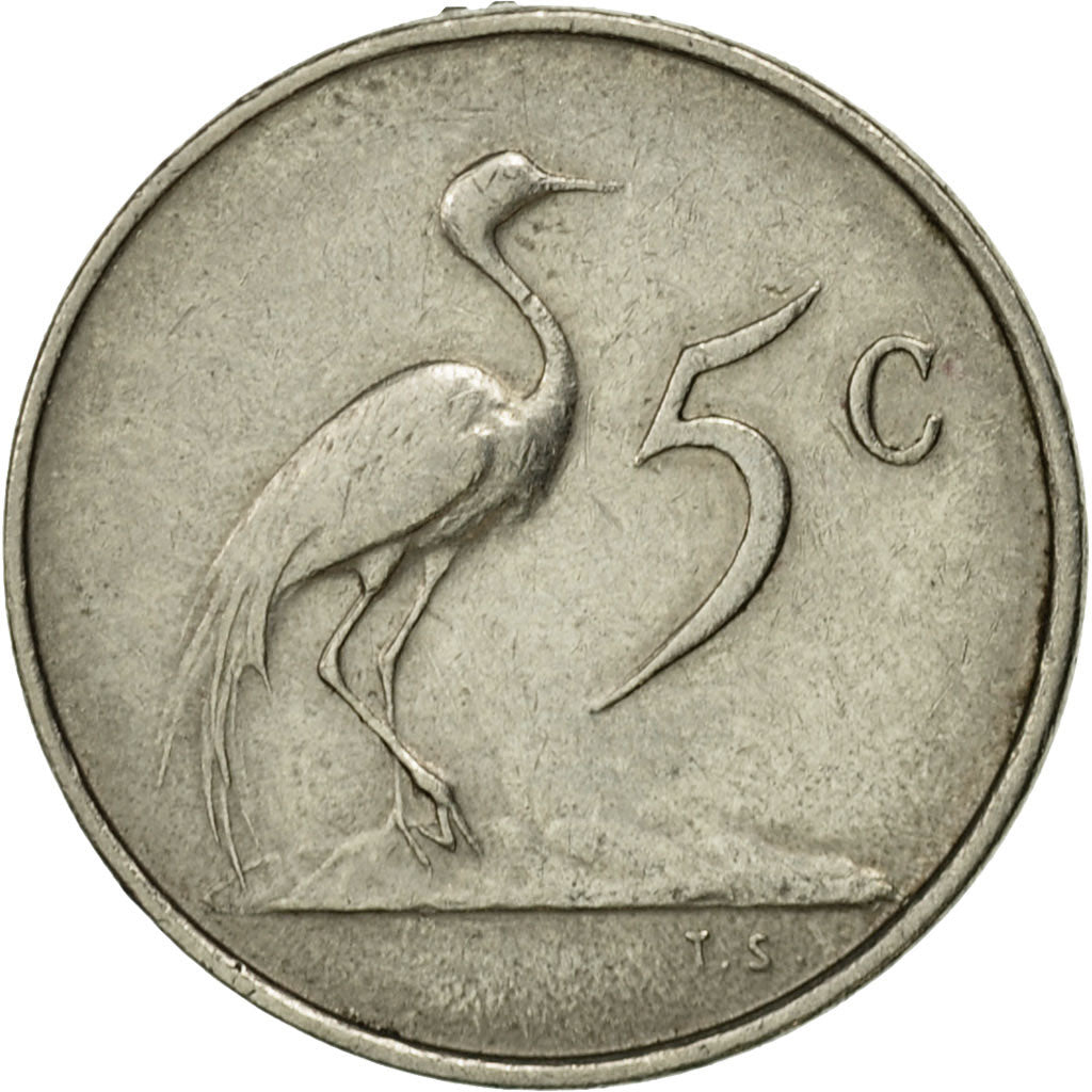 Monnaie, Afrique du Sud, 5 Cents, 1965, TTB, Nickel, KM:67.1