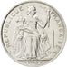 Moneta, Nuova Caledonia, 5 Francs, 1990, SPL+, Alluminio, KM:16, Lecompte:78