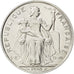 Moneta, Nuova Caledonia, 5 Francs, 1990, SPL+, Alluminio, KM:16, Lecompte:78