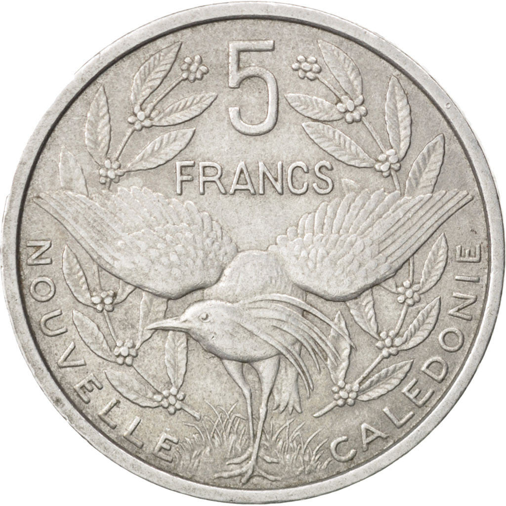 Moneta, Nuova Caledonia, 5 Francs, 1952, BB, Alluminio, KM:4, Lecompte:71