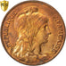 Francja, 10 Centimes, Daniel-Dupuis, 1907, Paris, Brązowy, PCGS, MS65RB