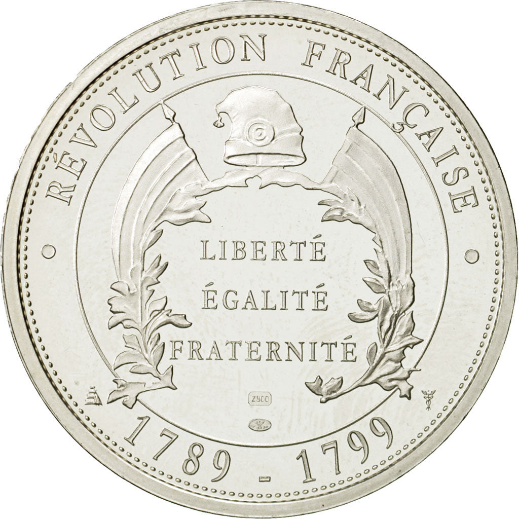 Frankreich, Medal, Serment du Jeu de Paume, 1989, Proof, UNZ, Silber